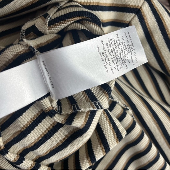 See by Chloe Striped Flutter Sleeve Jersey Dress XS - Picture 8 of 9